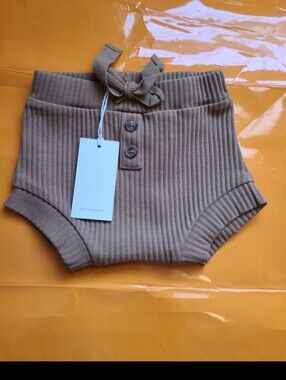 Nwt! Jamie Kay Cotton Jacques Short In Sandcastle Size 1yr